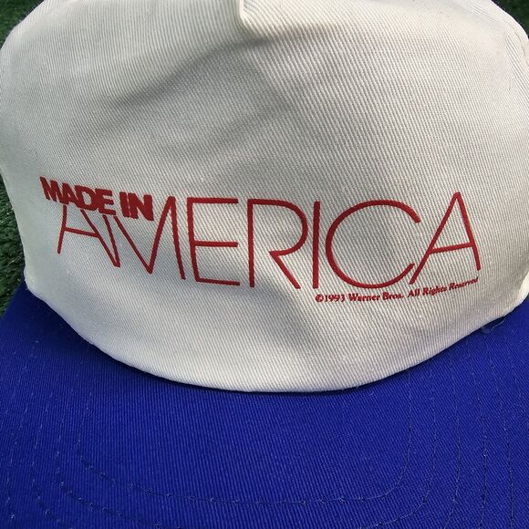 Vintage Made In America Movie Promo 90s Hat Snapback Ted Danson Whoopi Goldberg - Picture 3 of 11